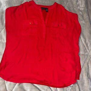 Red blouse